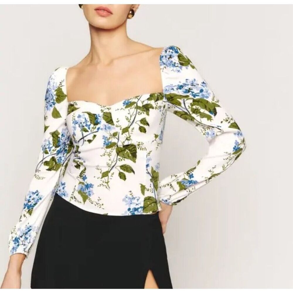 Reformation Reign Floral Top - Picture 3 of 8